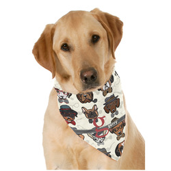 Hipster Dogs Dog Bandana Scarf w/ Name and Initial