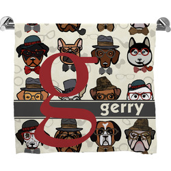 Hipster Dogs Bath Towel (Personalized)