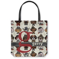 Hipster Dogs Canvas Tote Bag (Personalized)