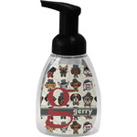 Hipster Dogs Foam Soap Bottle - Black (Personalized)