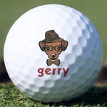 Hipster Dogs Golf Balls