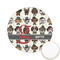 Hipster Dogs Icing Circle - Small - Front