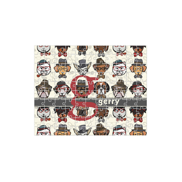 Custom Hipster Dogs 110 pc Jigsaw Puzzle (Personalized)