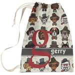 Hipster Dogs Laundry Bag - Large (Personalized)