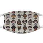 Hipster Dogs Cloth Face Mask (T-Shirt Fabric)