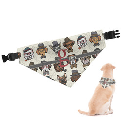 Hipster Dogs Dog Bandana - Medium (Personalized)