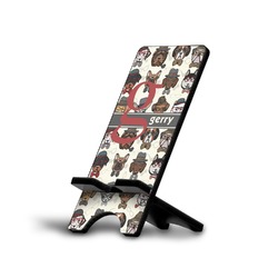 Hipster Dogs Cell Phone Stand (Large) (Personalized)