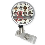 Hipster Dogs Retractable Badge Reel (Personalized)
