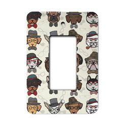 Hipster Dogs Rocker Style Light Switch Cover - Single Switch