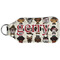 Hipster Dogs Sanitizer Holder Keychain - Large (Back)