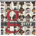 Hipster Dogs Shower Curtain - Custom Size (Personalized)