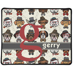 Hipster Dogs Large Gaming Mouse Pad - 12.5" x 10" (Personalized)