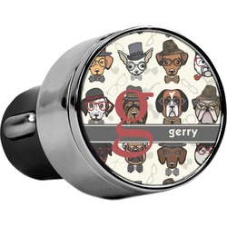 Hipster Dogs USB Car Charger (Personalized)