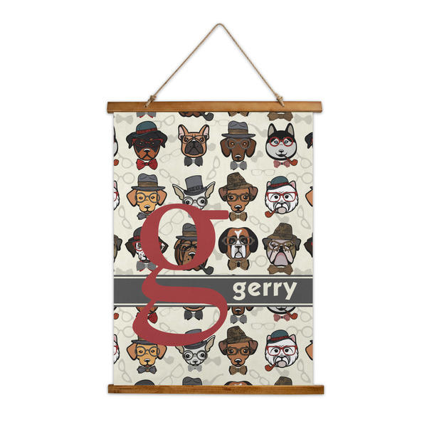 Custom Hipster Dogs Wall Hanging Tapestry - Tall (Personalized)