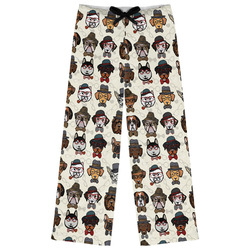 Hipster Dogs Womens Pajama Pants - L