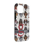 Hipster Dogs iPhone Case - Rubber Lined - iPhone 13 Pro (Personalized)