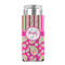 Pink & Green Paisley and Stripes 12oz Tall Can Sleeve - FRONT (on can)