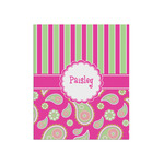 Pink & Green Paisley and Stripes Poster - Matte - 20x24 (Personalized)