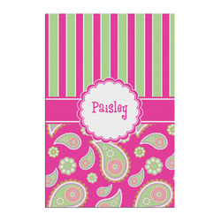 Pink & Green Paisley and Stripes Posters - Matte - 20x30 (Personalized)