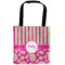 Pink & Green Paisley and Stripes Car Bag - Main