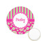 Pink & Green Paisley and Stripes Icing Circle - XSmall - Front