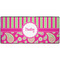 Pink & Green Paisley and Stripes Large Gaming Mats - APPROVAL