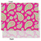 Pink & Green Paisley and Stripes Tissue Paper - Heavyweight - Large - Front & Back