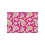 Pink & Green Paisley and Stripes Small Tissue Papers Sheets - Heavyweight