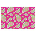 Pink & Green Paisley and Stripes X-Large Tissue Papers Sheets - Heavyweight