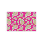 Pink & Green Paisley and Stripes Small Tissue Papers Sheets - Lightweight