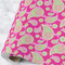 Pink & Green Paisley and Stripes Wrapping Paper Roll - Matte - Large - Main