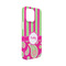 Pink & Green Paisley and Stripes iPhone 13 Mini Case - Angle