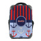 Classic Anchor & Stripes 15" Backpack - FRONT