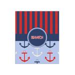 Classic Anchor & Stripes Poster - Matte - 20x24 (Personalized)