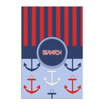 Classic Anchor & Stripes Posters - Matte - 20x30 (Personalized)