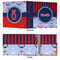 Classic Anchor & Stripes 3 Ring Binders - Full Wrap - 3" - APPROVAL