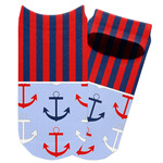 Classic Anchor & Stripes Adult Ankle Socks