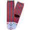 Classic Anchor & Stripes Adult Crew Socks - Single Pair - Front and Back