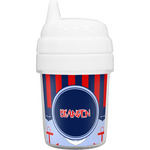 Classic Anchor & Stripes Baby Sippy Cup (Personalized)