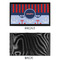 Classic Anchor & Stripes Bar Mat - Small - APPROVAL