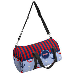 Classic Anchor & Stripes Duffel Bag - Large (Personalized)