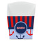 Classic Anchor & Stripes French Fry Favor Box - Front View