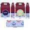 Classic Anchor & Stripes Gable Favor Box - Approval