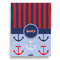 Classic Anchor & Stripes Garden Flags - Large - Double Sided - FRONT