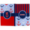 Classic Anchor & Stripes Large Hard Cover Journal - Apvl