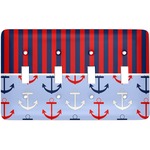 Classic Anchor & Stripes Light Switch Cover (4 Toggle Plate)