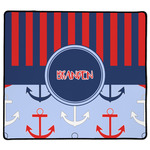 Classic Anchor & Stripes XL Gaming Mouse Pad - 18" x 16" (Personalized)