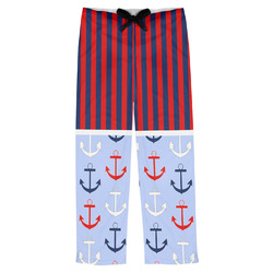 Classic Anchor & Stripes Mens Pajama Pants - S