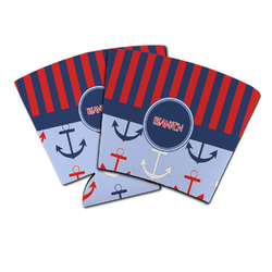 Classic Anchor & Stripes Party Cup Sleeve (Personalized)
