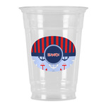 Classic Anchor & Stripes Party Cups - 16oz (Personalized)